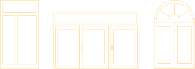 Illustration of a wood or steel window and door custom assembly option.