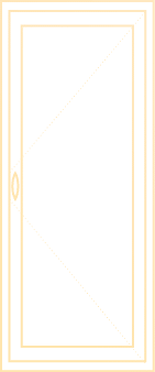 Illustration of a wood or steel window opening option.