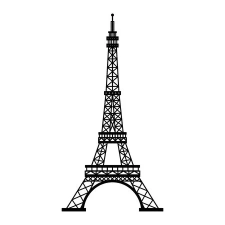 Illustration of the Eiffel Tower.