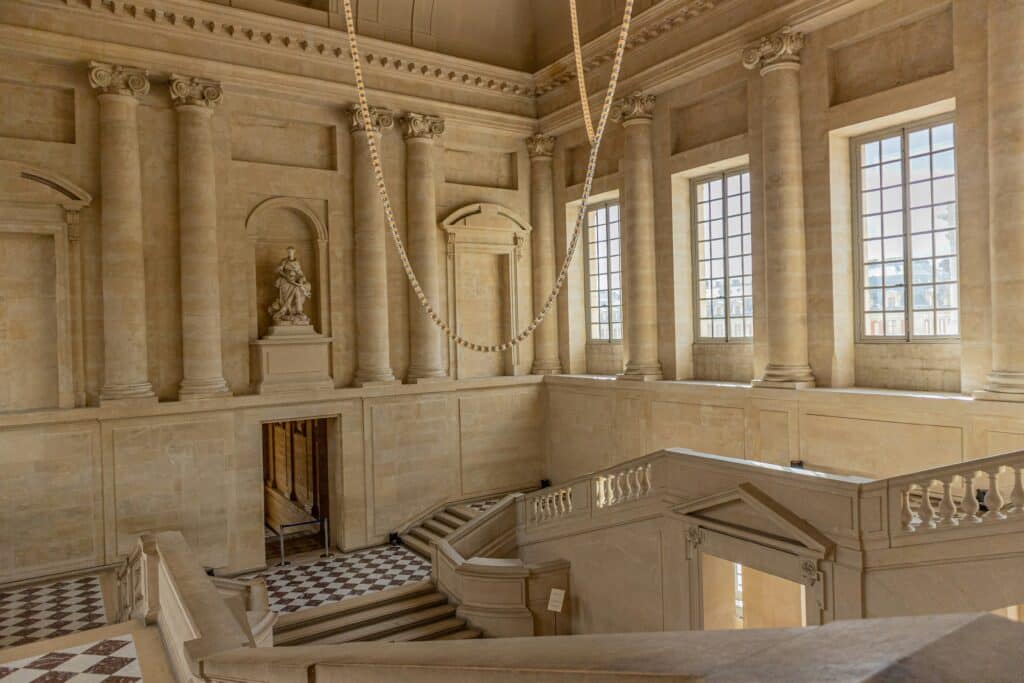 Interior of Château de Versailles and its windows